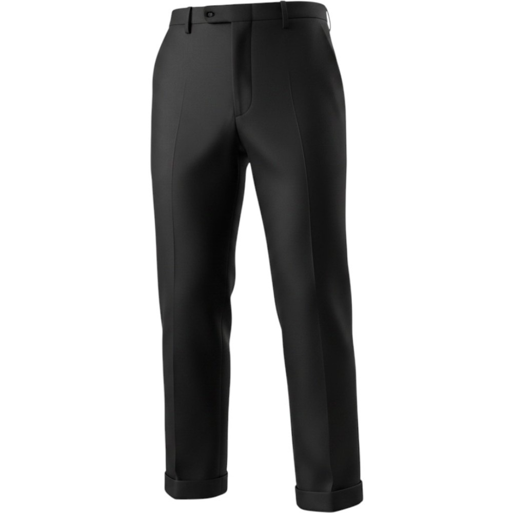 Austin Reed New 38x30 Black Super 100s Worsted Wool Pleated Cuffed Dress Pants